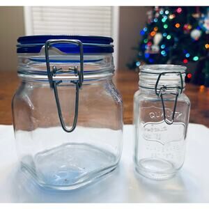 Bormioli Rocco Fido Food Storage - Made in Italy & Quality Airtight Glass Jars